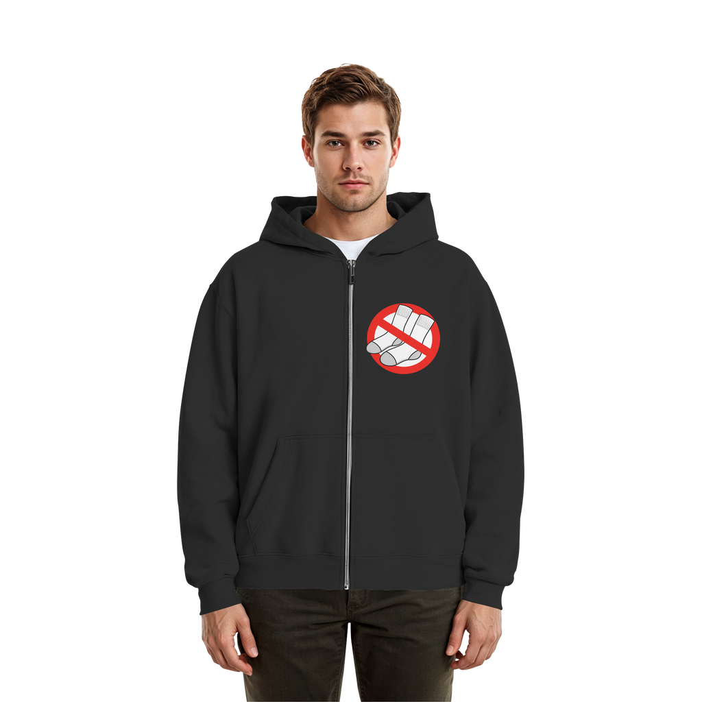 No Socks! - Fluffy Boxcut Zipper