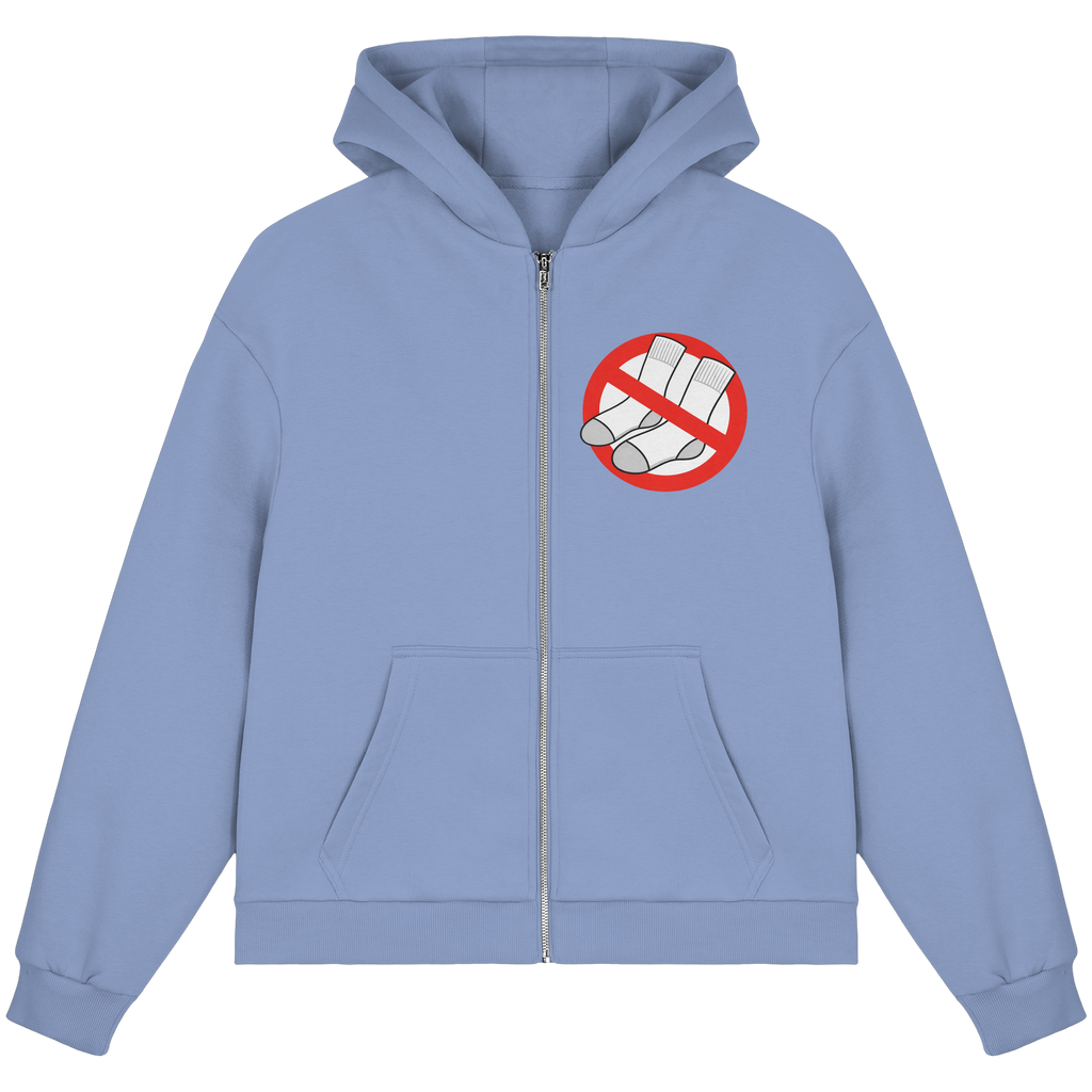 No Socks! - Fluffy Boxcut Zipper