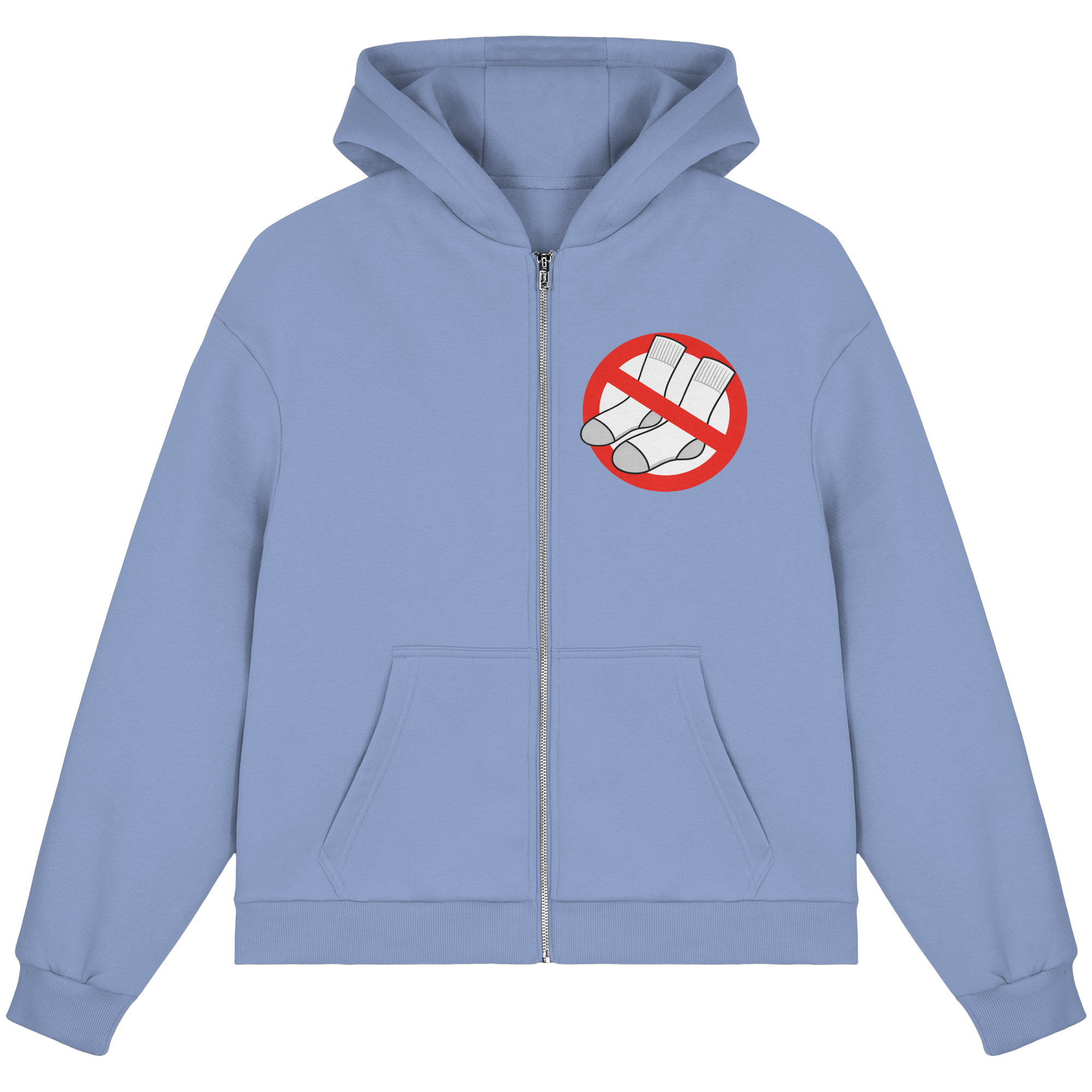 No Socks! - Fluffy Boxcut Zipper