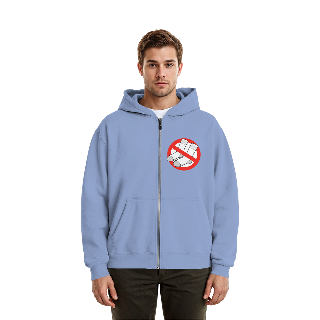 No Socks! - Fluffy Boxcut Zipper