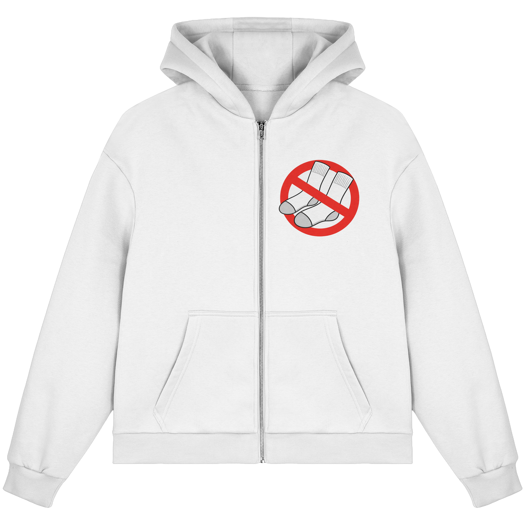 No Socks! - Fluffy Boxcut Zipper