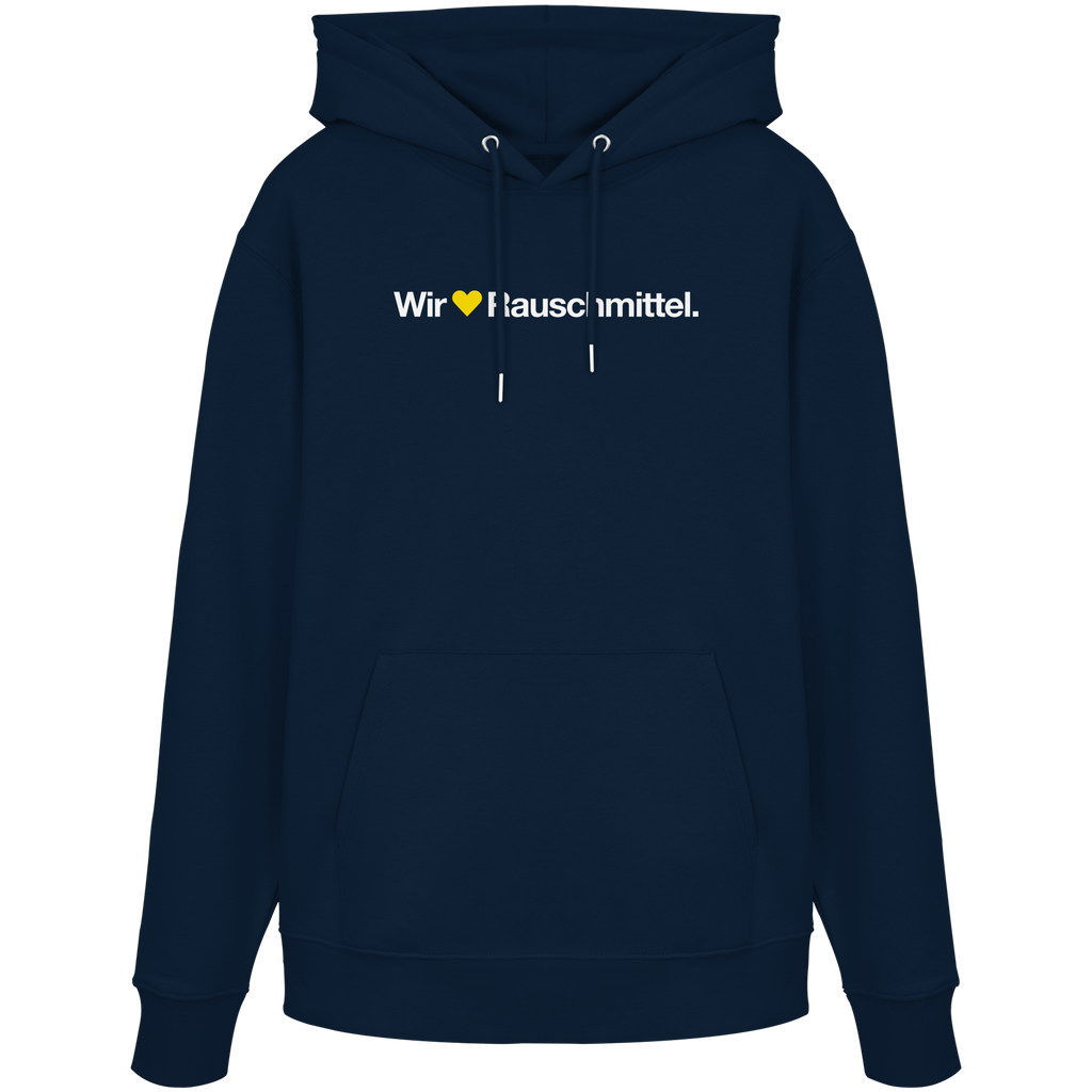 Wir Lieben Rauschmittel - Dark - Organic Hoodie