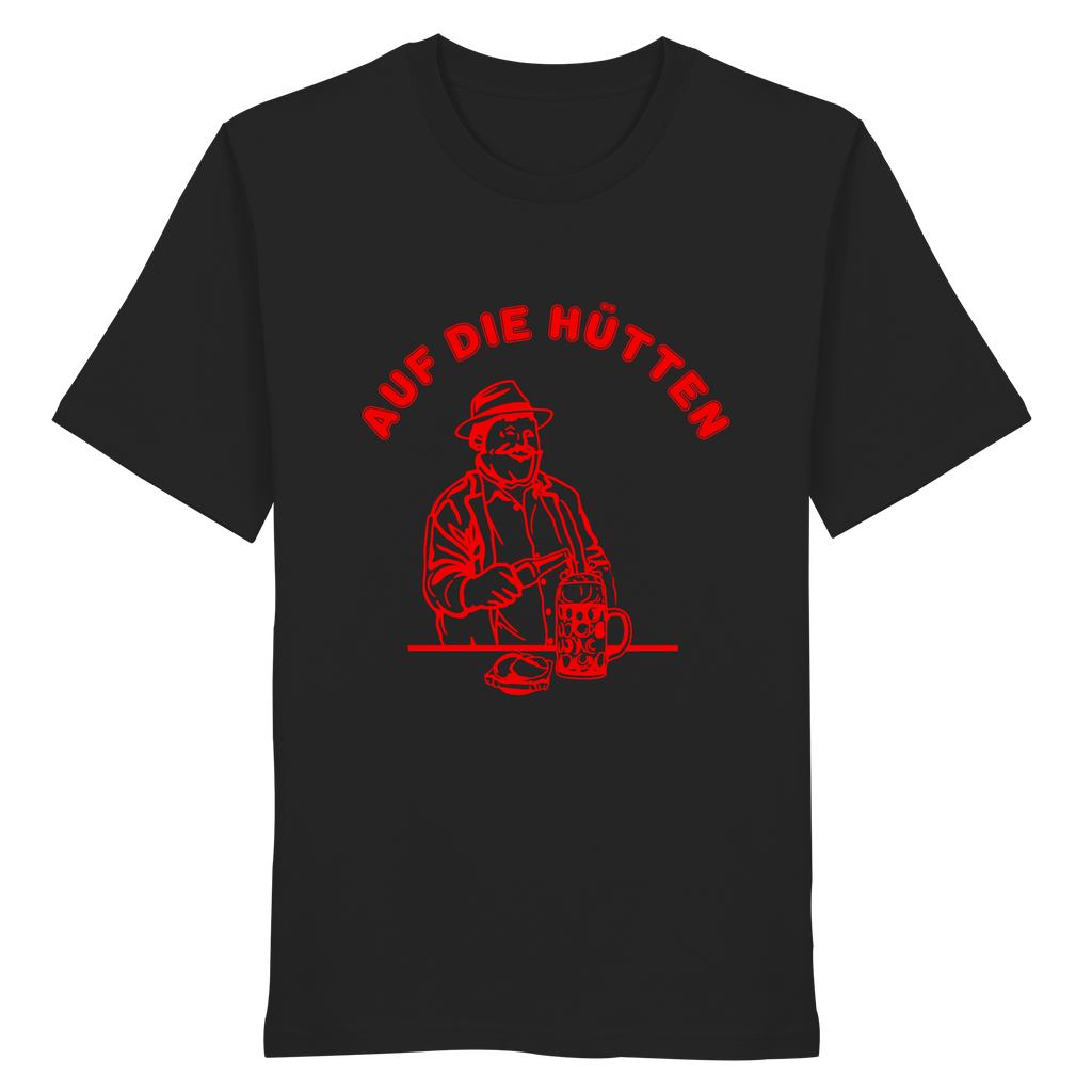 Auf die Huetten - Red - Organic Shirt