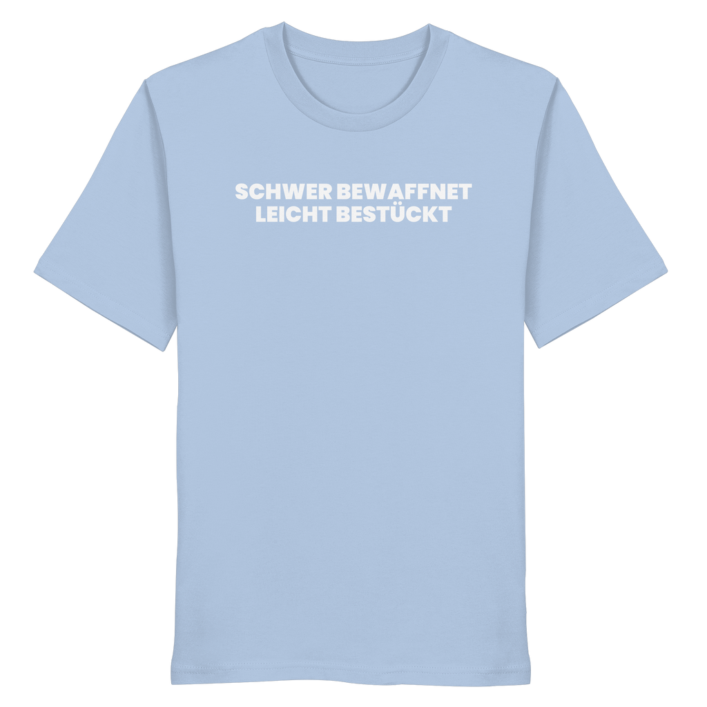 Schwer Bewaffnet Weiss - Organic Shirt
