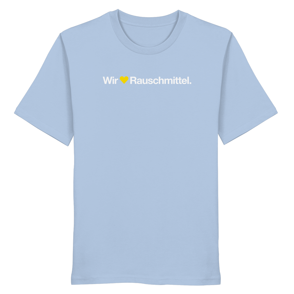 Wir Lieben Rauschmittel - Dark - Organic Shirt