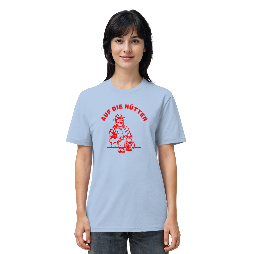 Auf die Huetten - Red - Organic Shirt