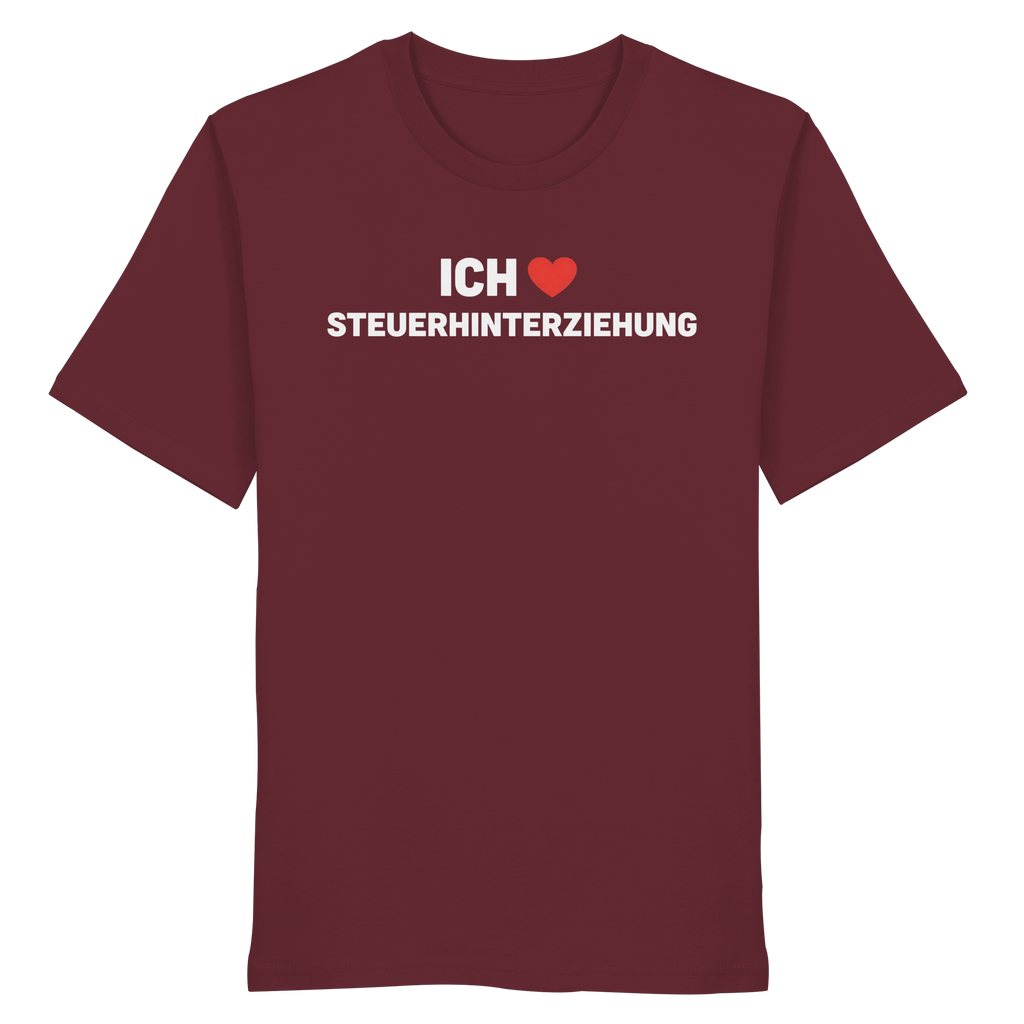 Steuerhinterziehung - Organic Shirt