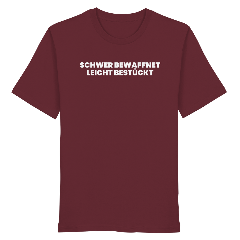 Schwer Bewaffnet Weiss - Organic Shirt