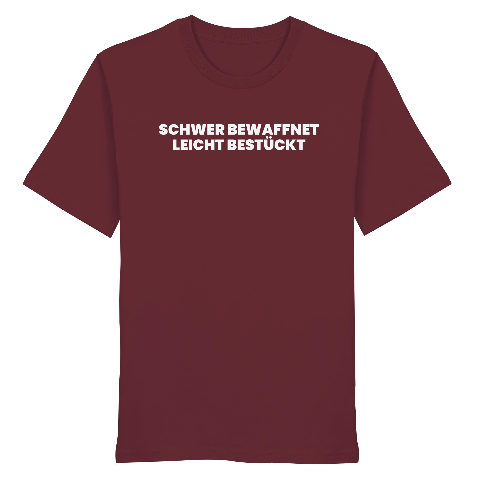 Schwer Bewaffnet Weiss - Organic Shirt