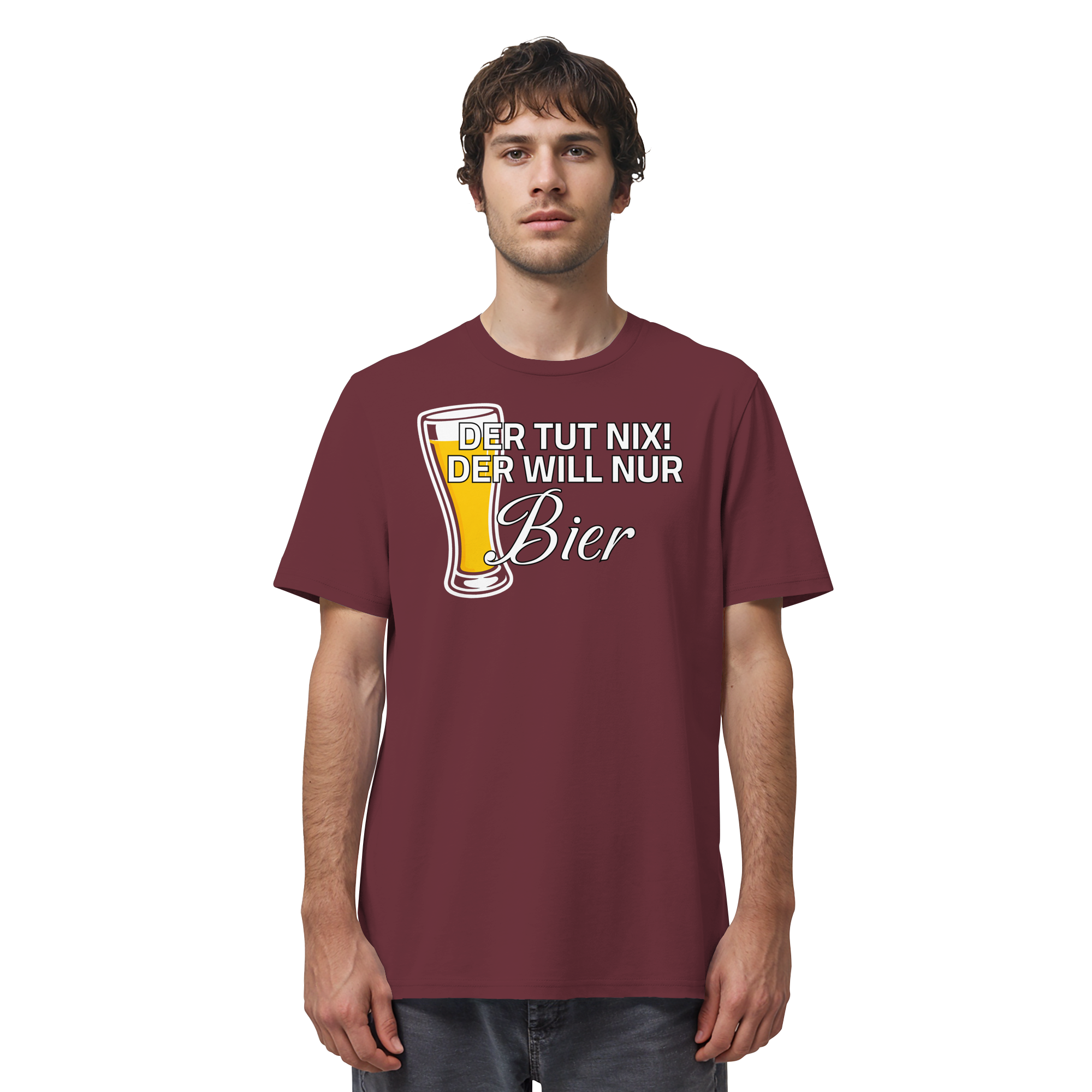 Der Will Nur Bier - Organic Shirt
