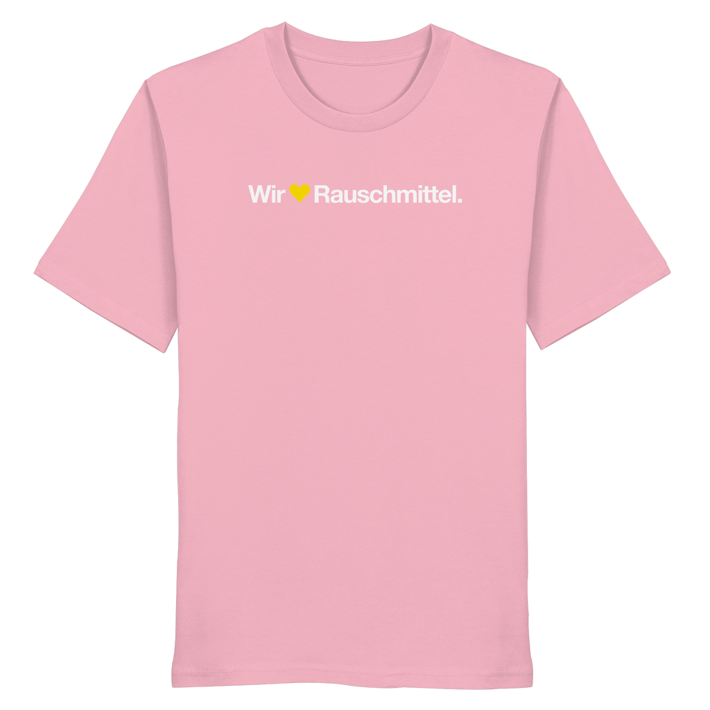 Wir Lieben Rauschmittel - Dark - Organic Shirt