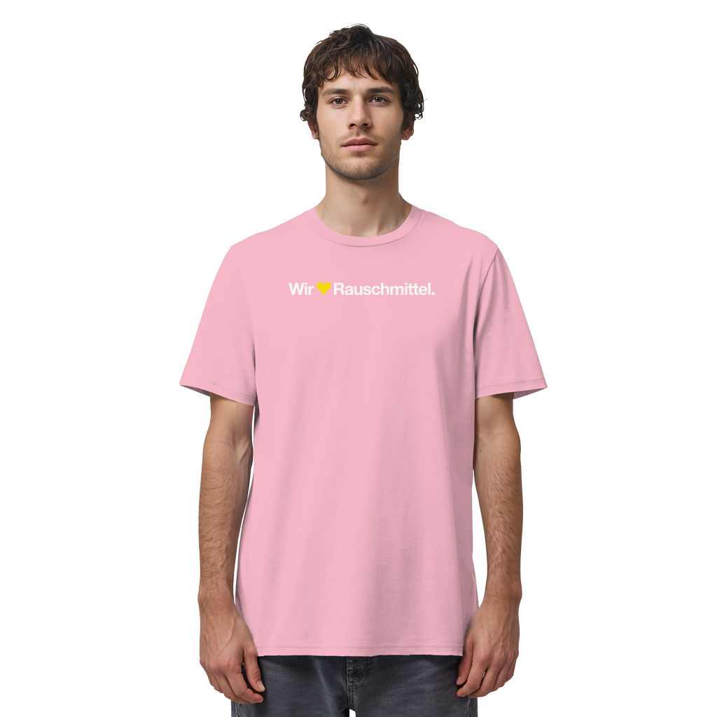 Wir Lieben Rauschmittel - Dark - Organic Shirt