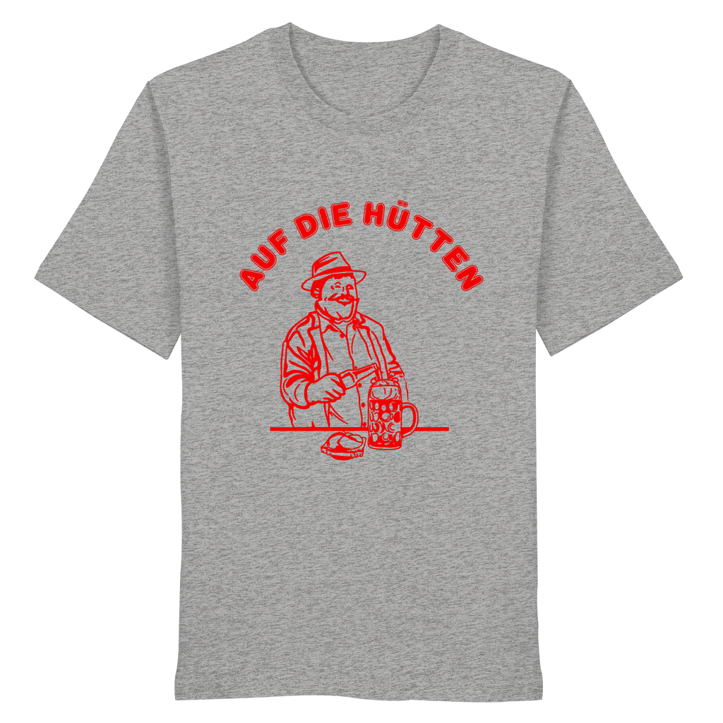 Auf die Huetten - Red - Organic Shirt