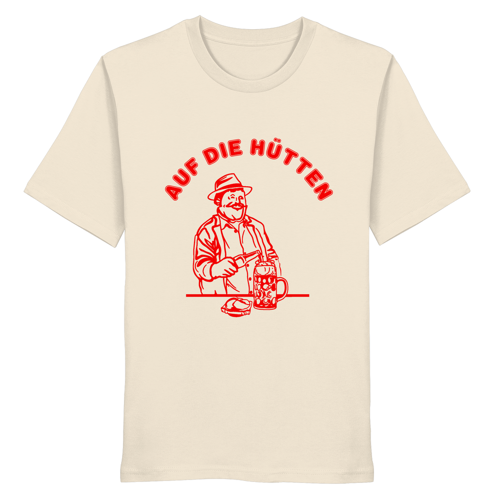 Auf die Huetten - Red - Organic Shirt