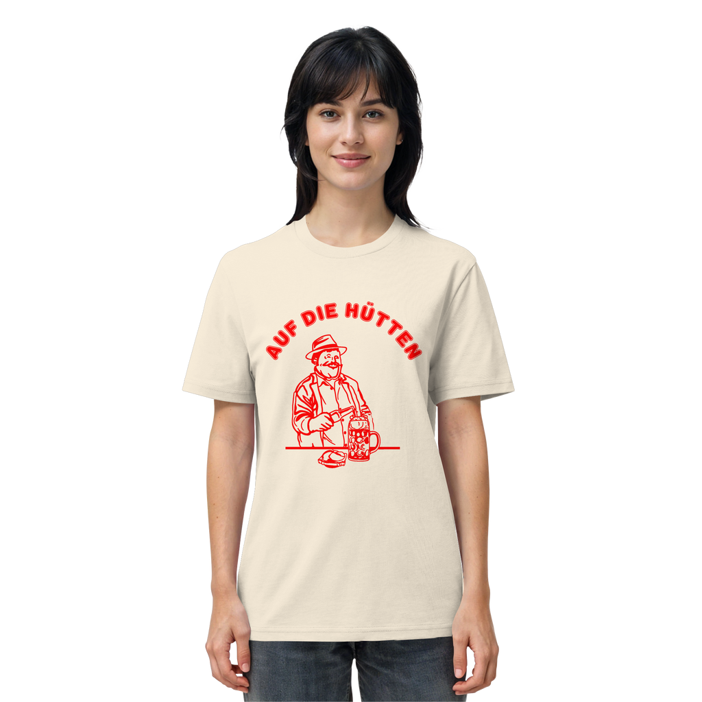 Auf die Huetten - Red - Organic Shirt