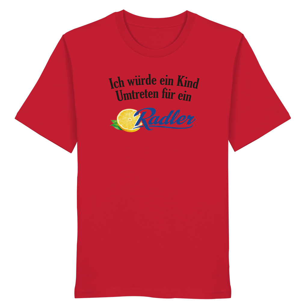 Kind Umtreten für Radler - Organic Shirt