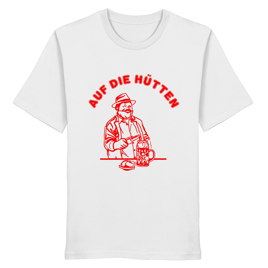 Auf die Huetten - Red - Organic Shirt