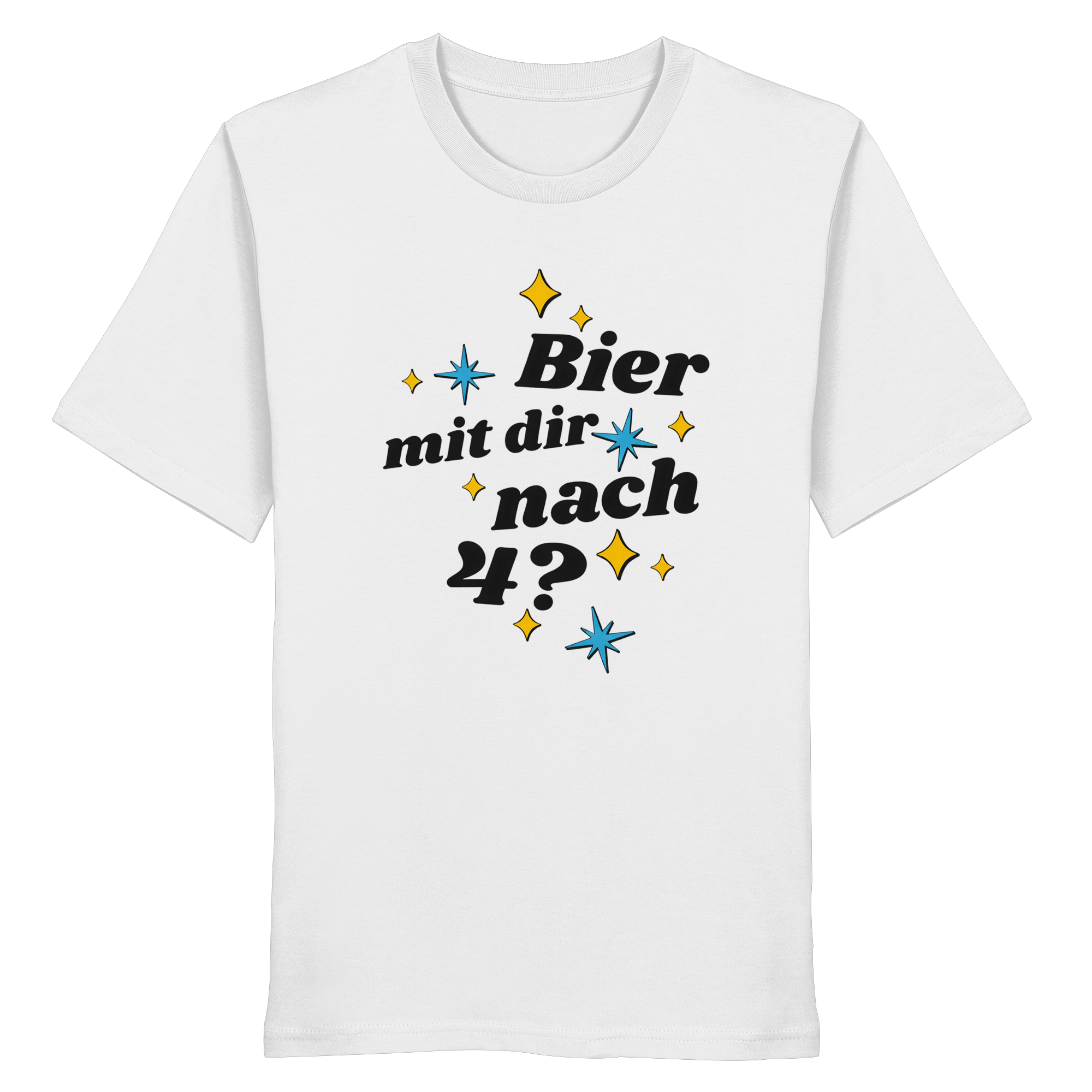 Bier mit dir nach 4 - Organic Shirt