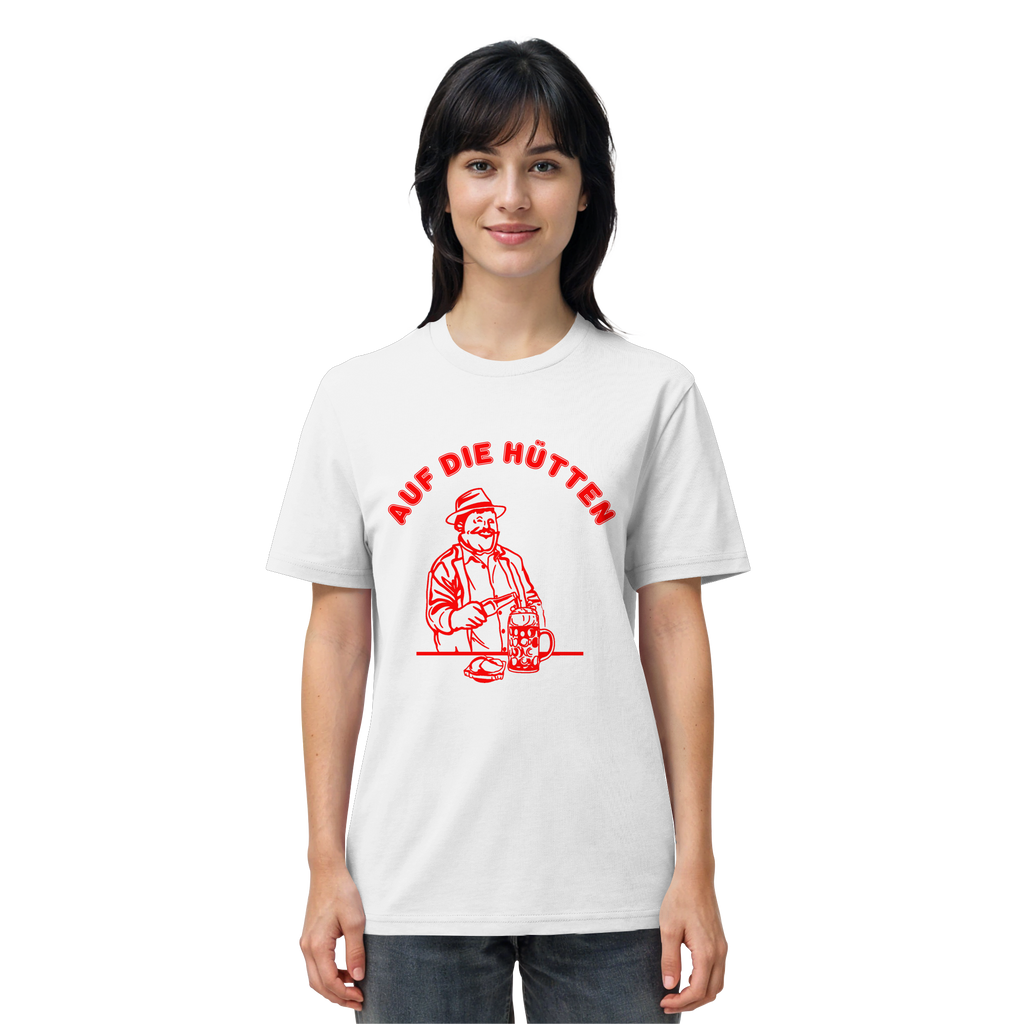 Auf die Huetten - Red - Organic Shirt