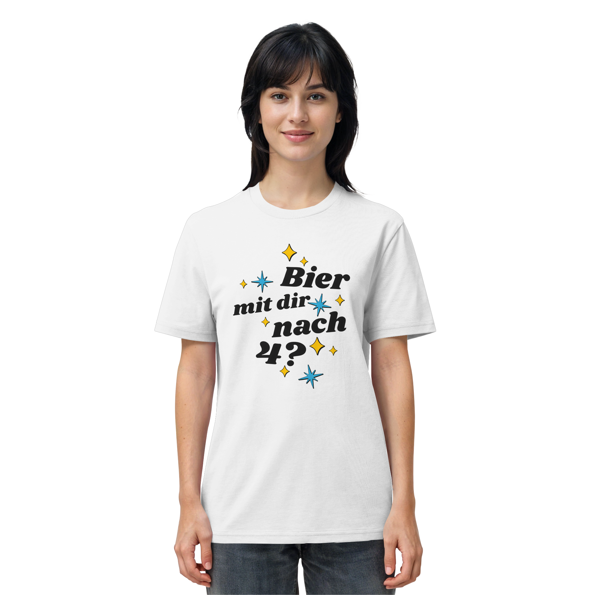 Bier mit dir nach 4 - Organic Shirt