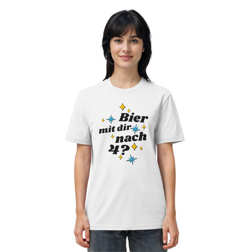 Bier mit dir nach 4 - Organic Shirt