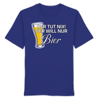 Der Will Nur Bier - Organic Shirt