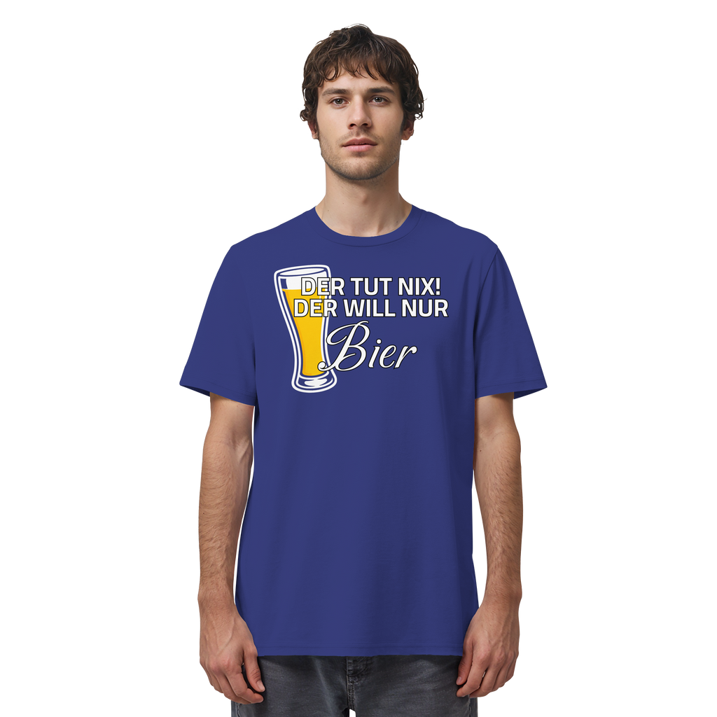 Der Will Nur Bier - Organic Shirt